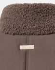 Vala Equestrian Ladies Milla Sherpa Quilted Vest, Taupe