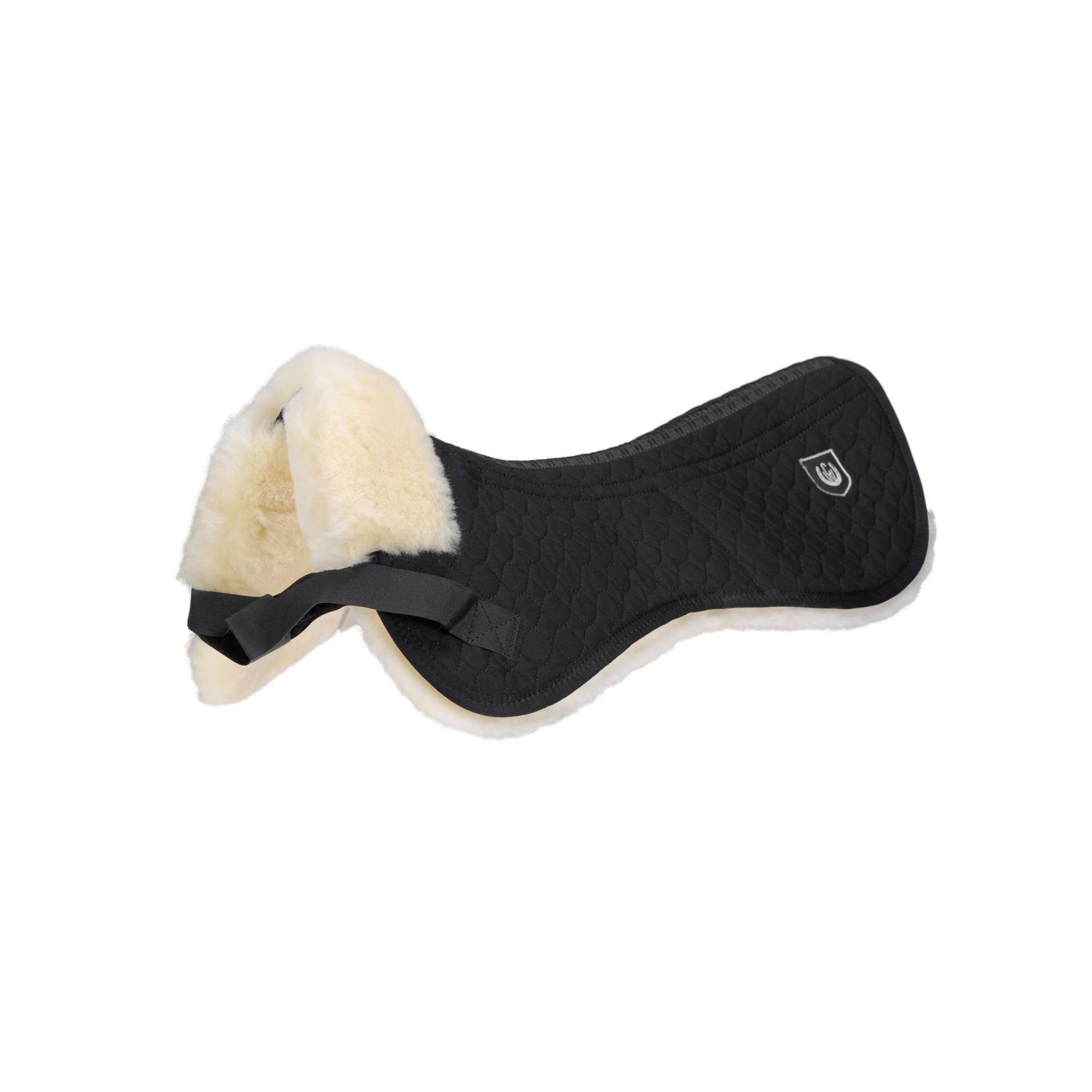 Werner Christ Saddle Pad Ultra Double Pocket, Black / Natural