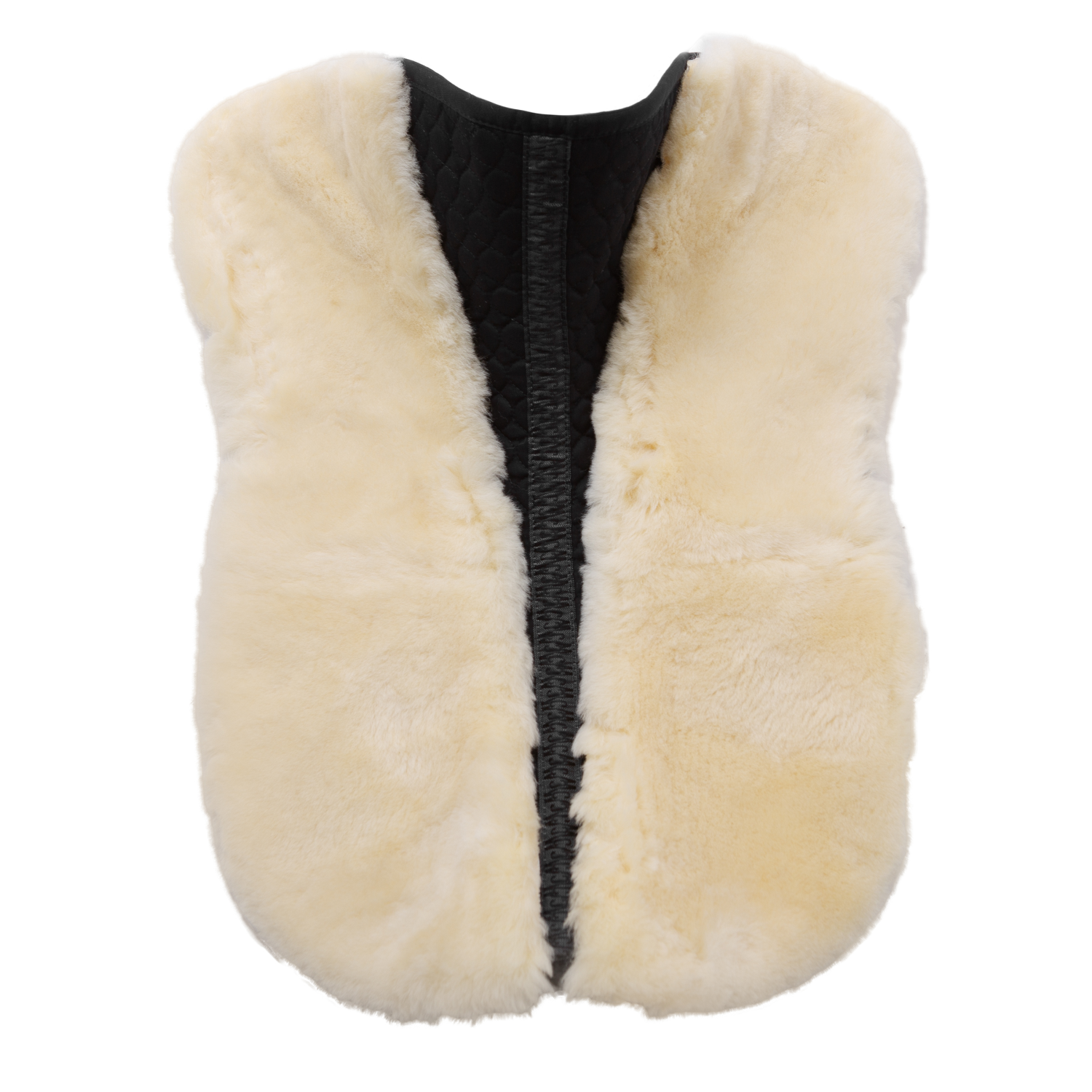 Werner Christ Saddle Pad Ultra Double Pocket, Black / Natural, Full