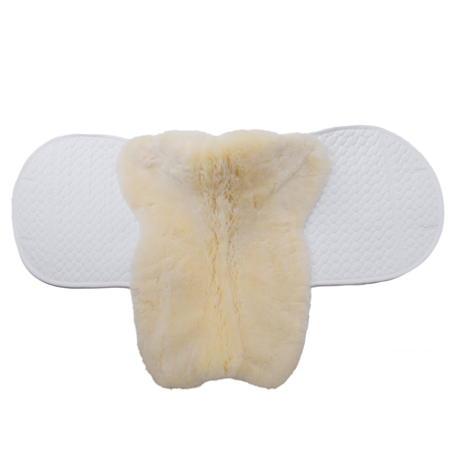 Werner Christ Saddle Pad Champ D Dressage, White / Natural