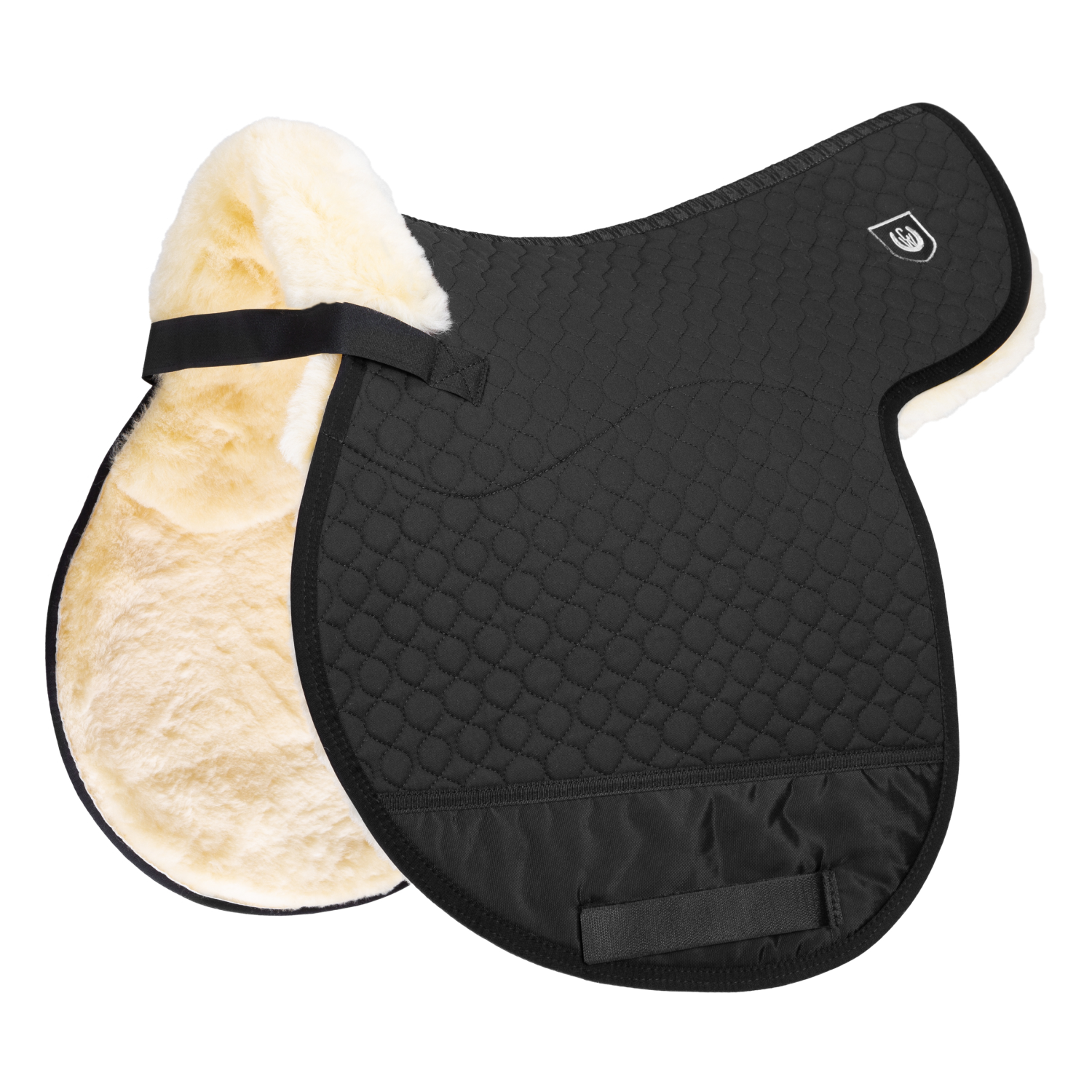 Werner Christ Special S Jump Saddle Pad, Black/Natural