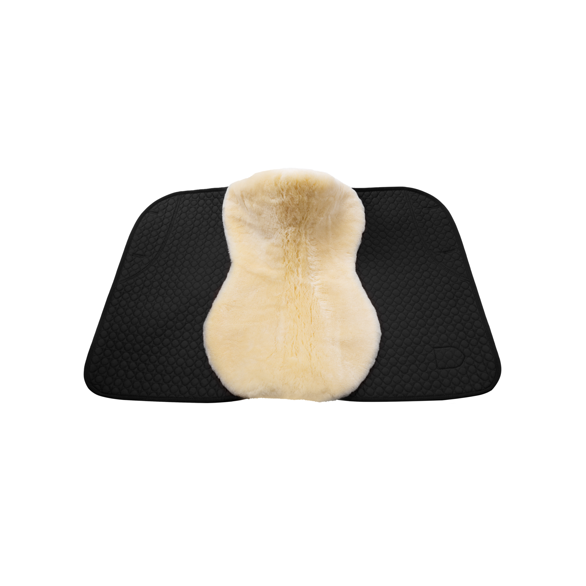 Werner Christ Dressage Saddle Pad Champ D, Black / Natural