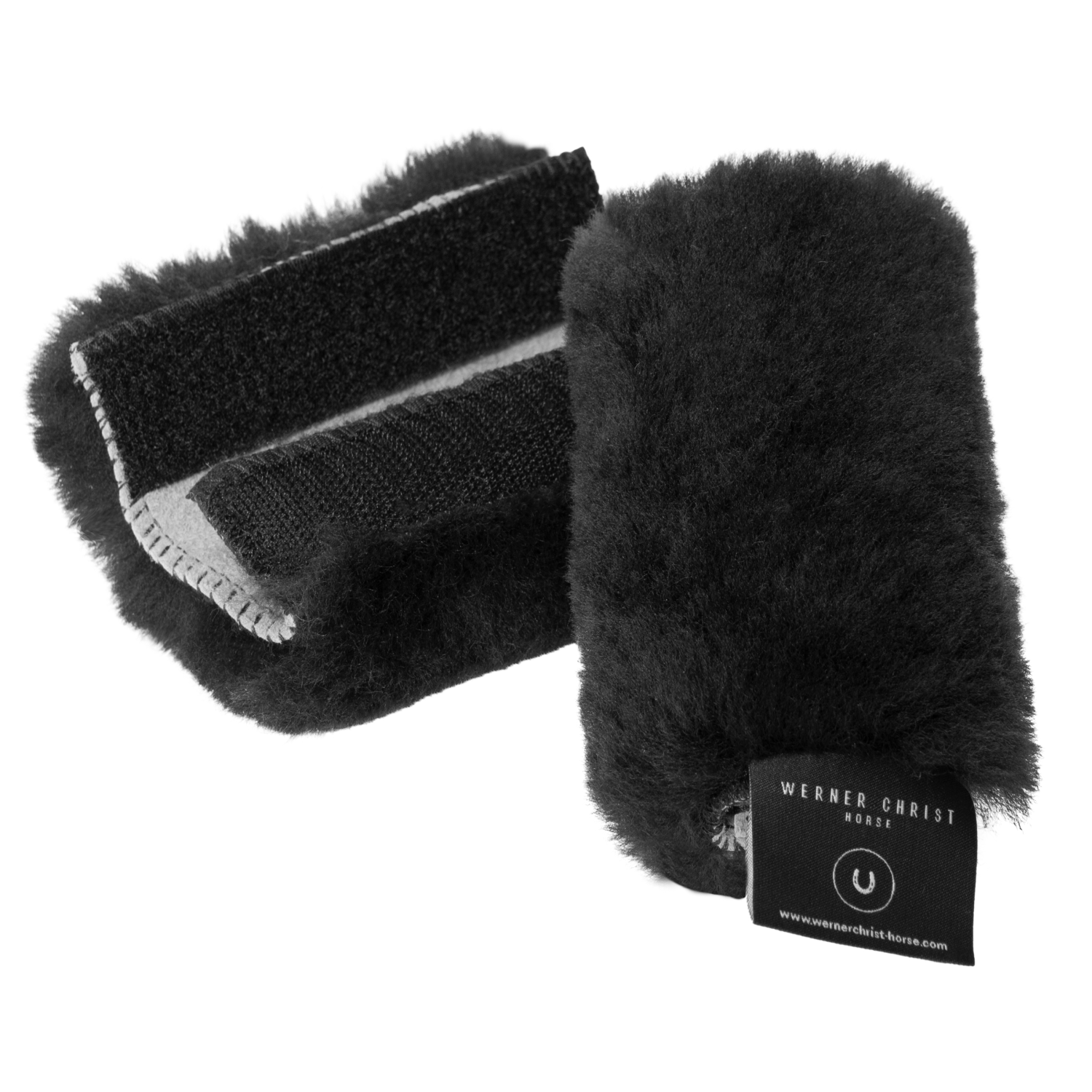 Werner Christ Cheek Piece Cover Pair, Black