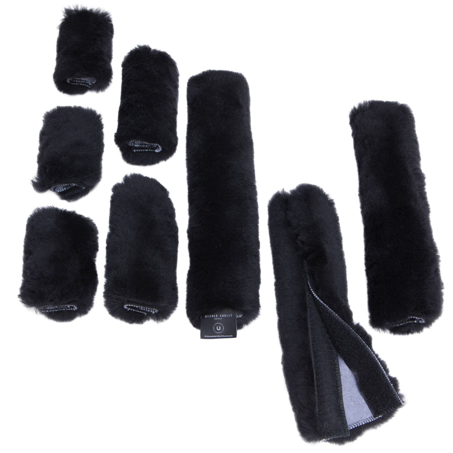 Werner Christ Halter Set 8 Pieces, Black