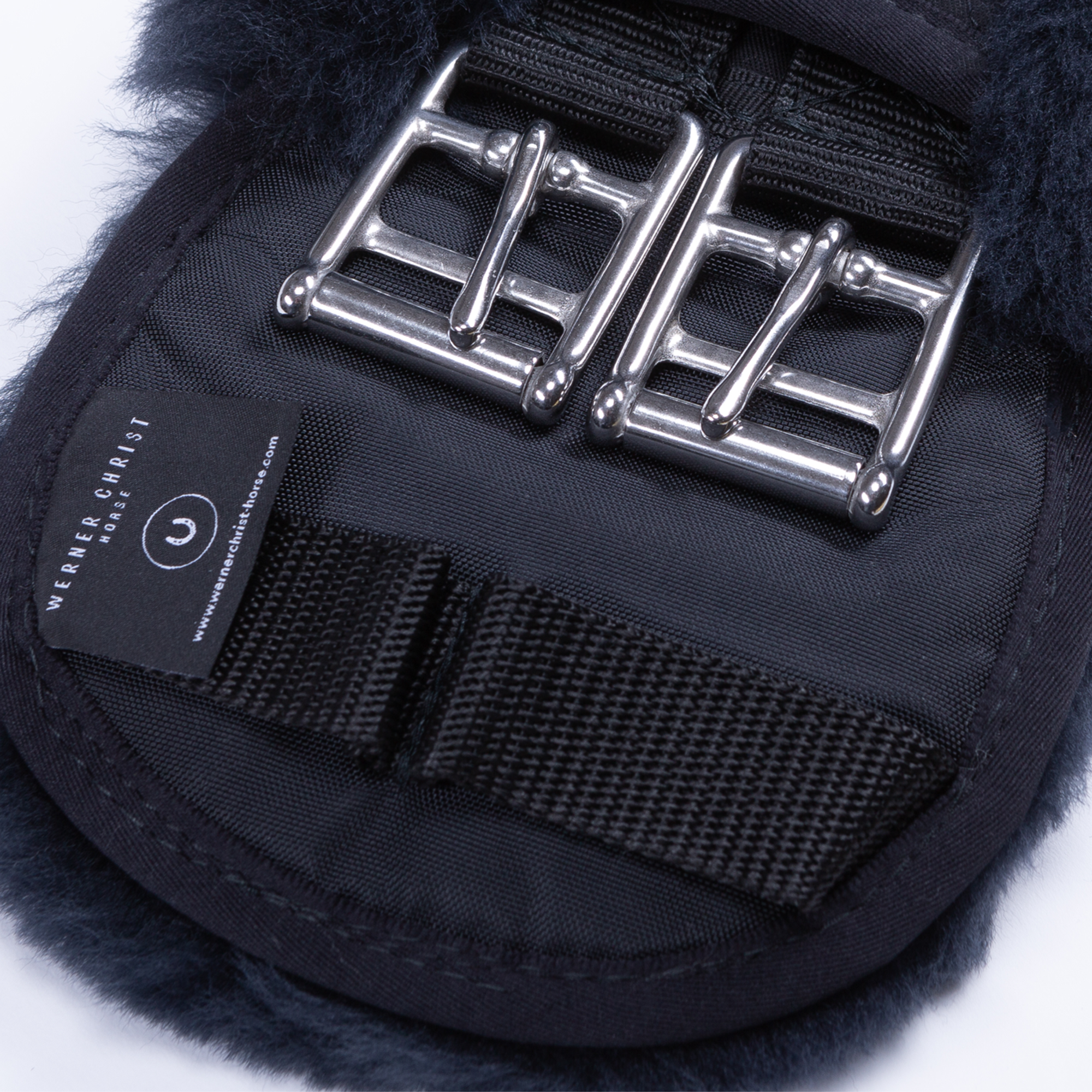 Werner Christ Short Contour Girth, Black / Anthracite