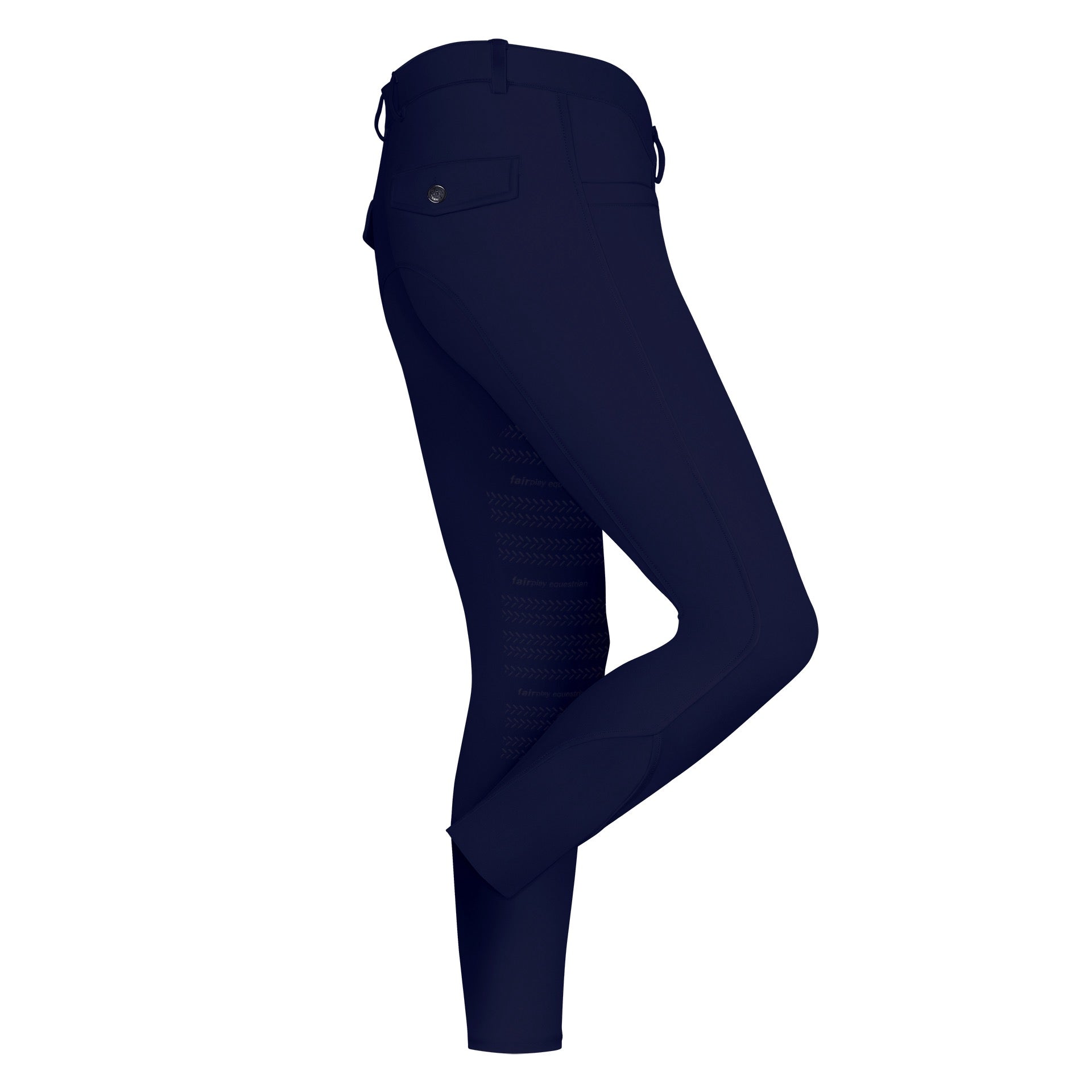 Fair Play SIMON Men's Knee Grip Winter Breeches, Navy
