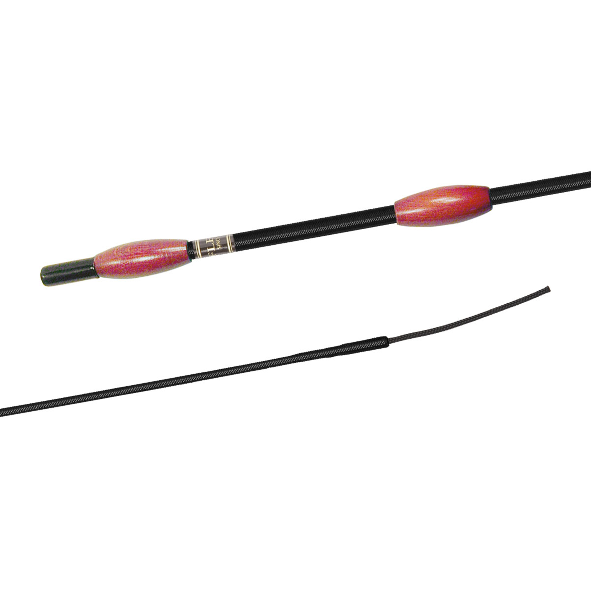 Fleck Dressage Whip, FELDMANN Balance CLASSIC, Nylon Weave, Black