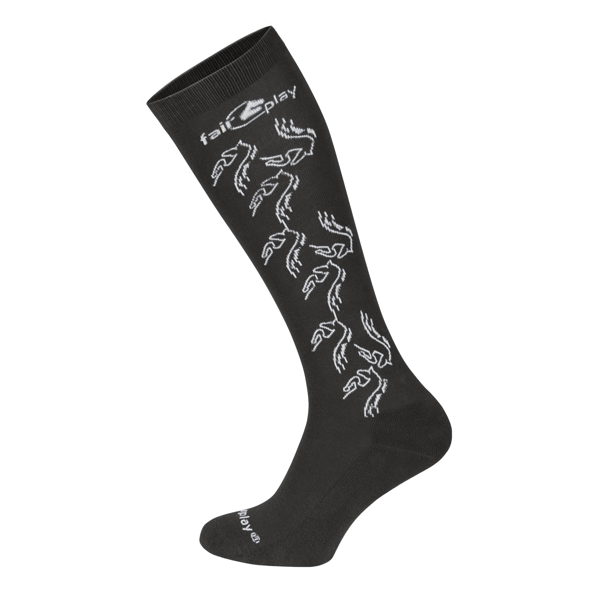 Fair Play Riding Socks LIPPI, Black