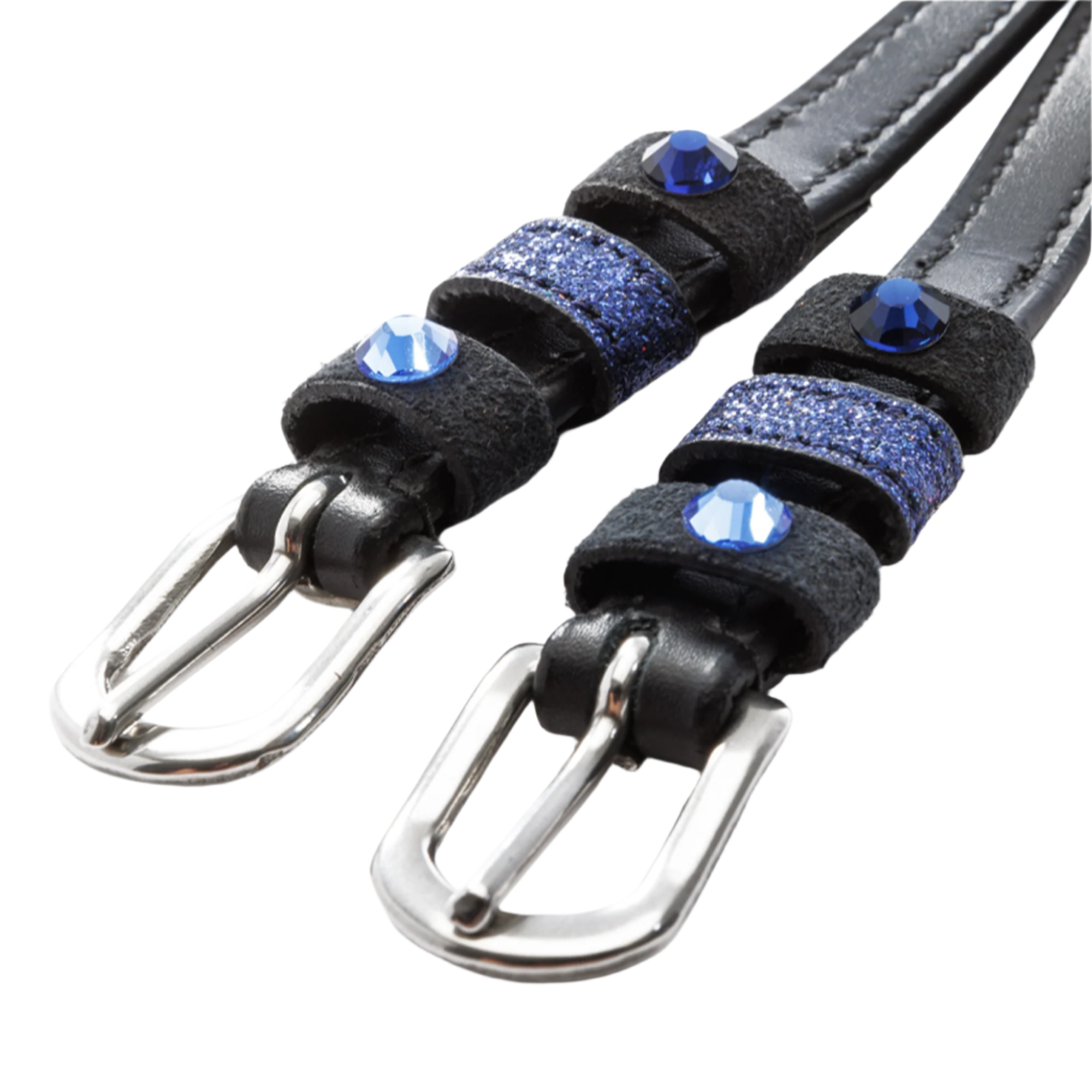 Kavalkade Spur Straps, Black/Navy