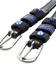 Kavalkade Spur Straps, Black/Navy
