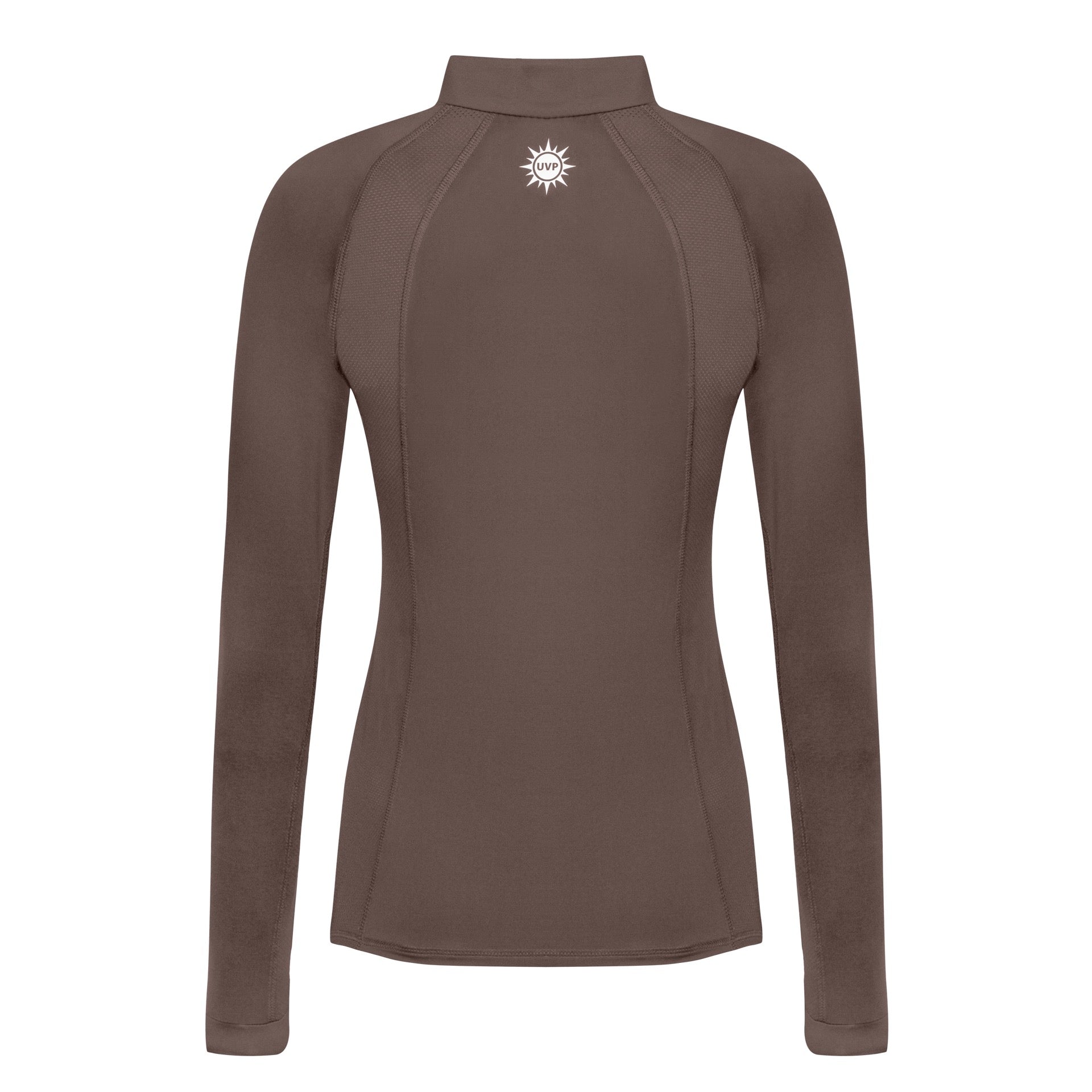 Fair Play Long Sleeve Paula Training Shirt, Taupe-Gray