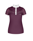Fair Play Ladies Short Sleeve Competition Shirt ROZZIE, Royal Berry