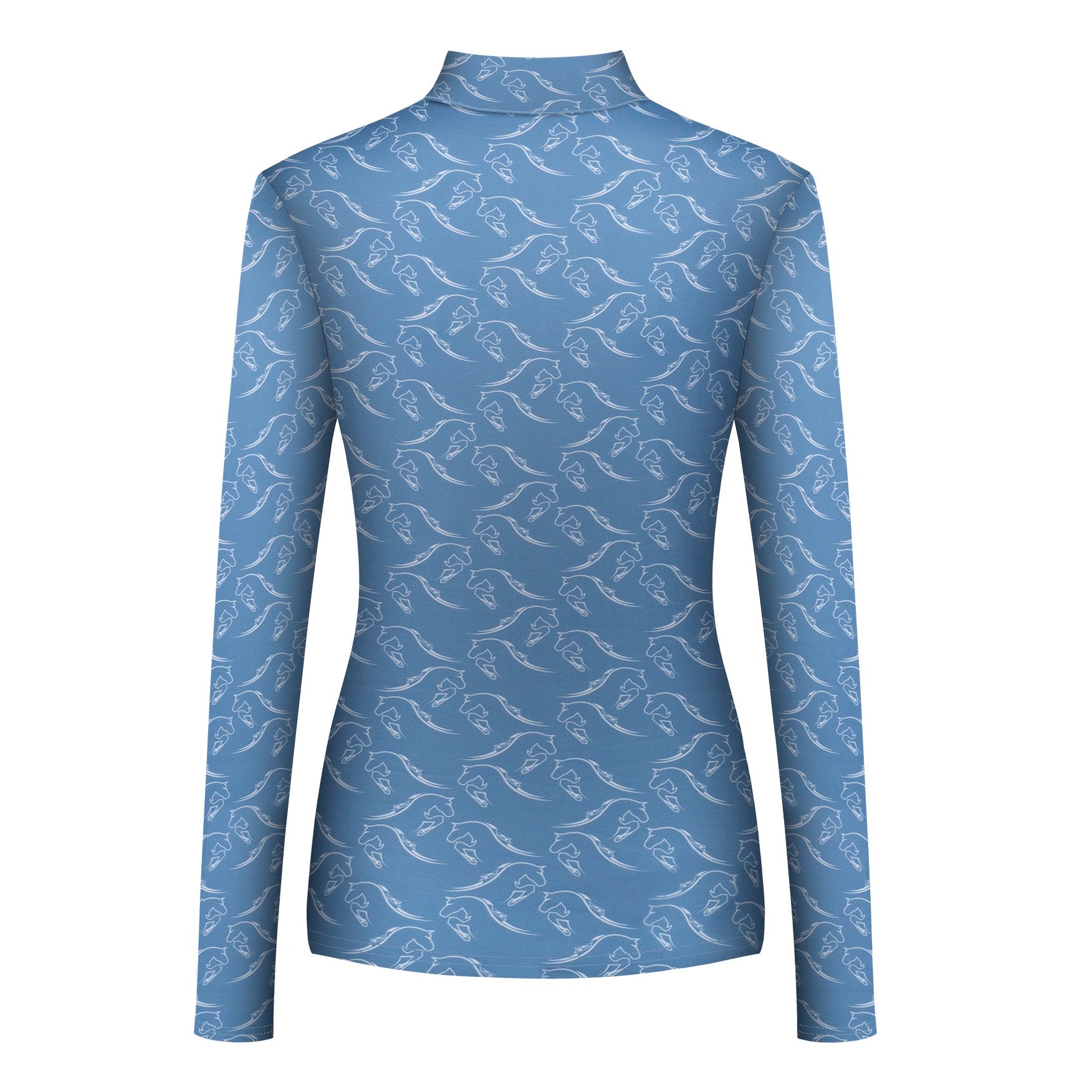 Fair Play Ladies Half Turtleneck ROIS, Pastel Blue
