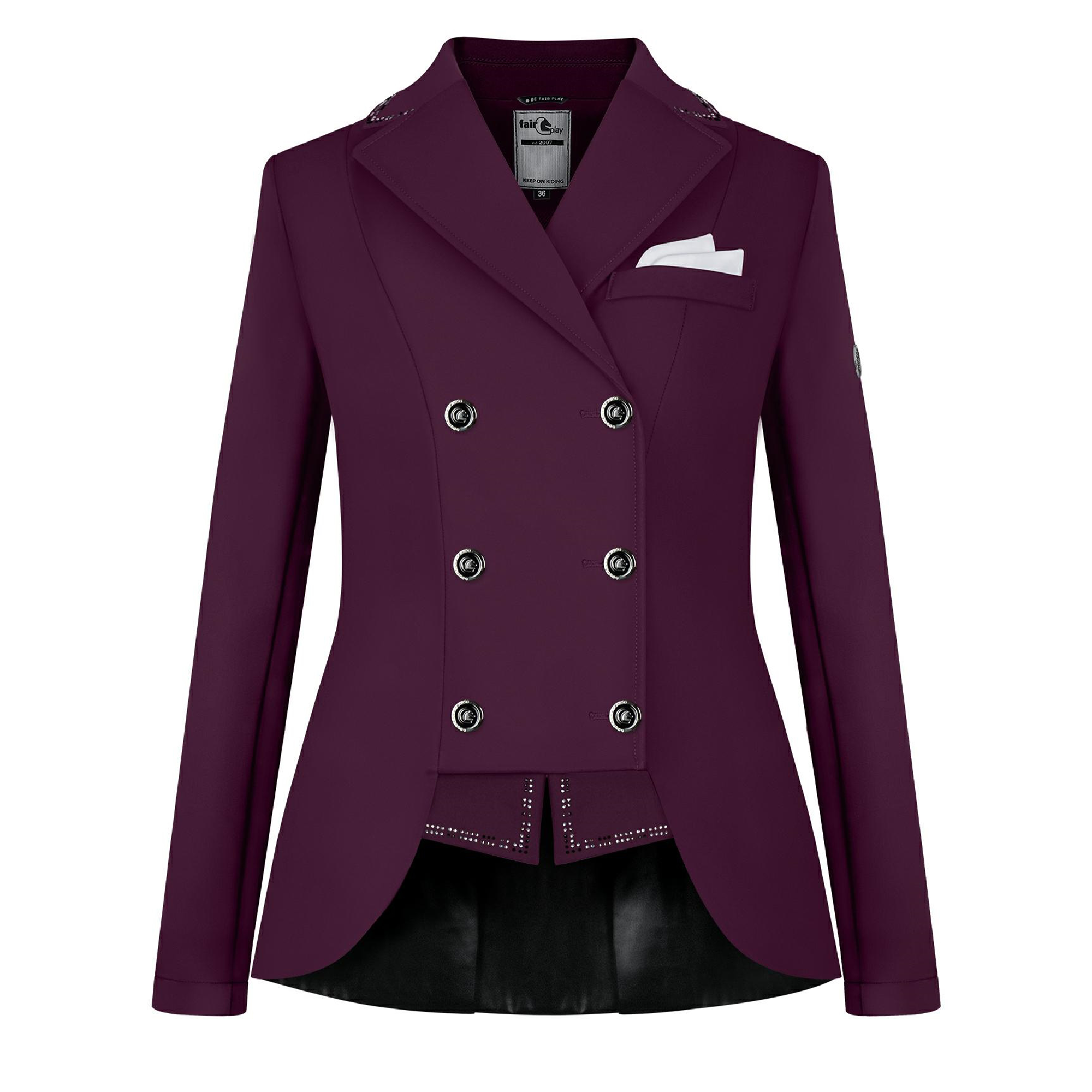 Fair Play Ladies Dressage Short Tailcoat REIKO, Royal Berry