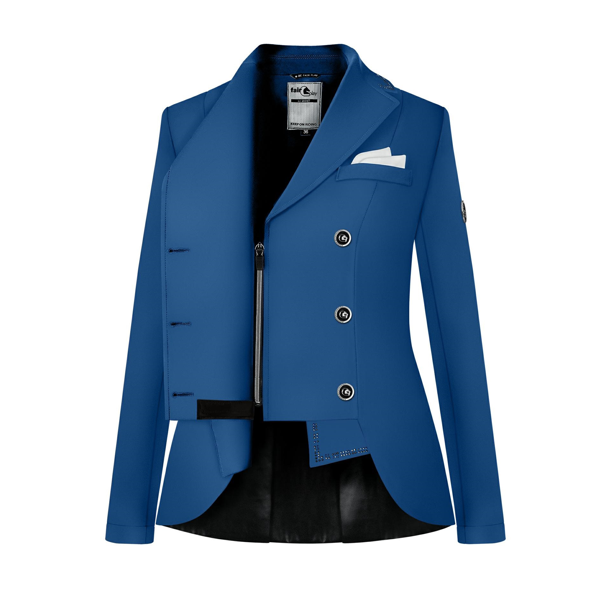 Fair Play Ladies Dressage Short Tailcoat REIKO, Imperial Blue