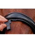 Schockemohle Monza Snaffle Bridle, Dark Brown/Silver