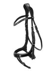 Schockemohle Equitus Beta Glam Anatomical Special Bridle, Black Patent/Silver