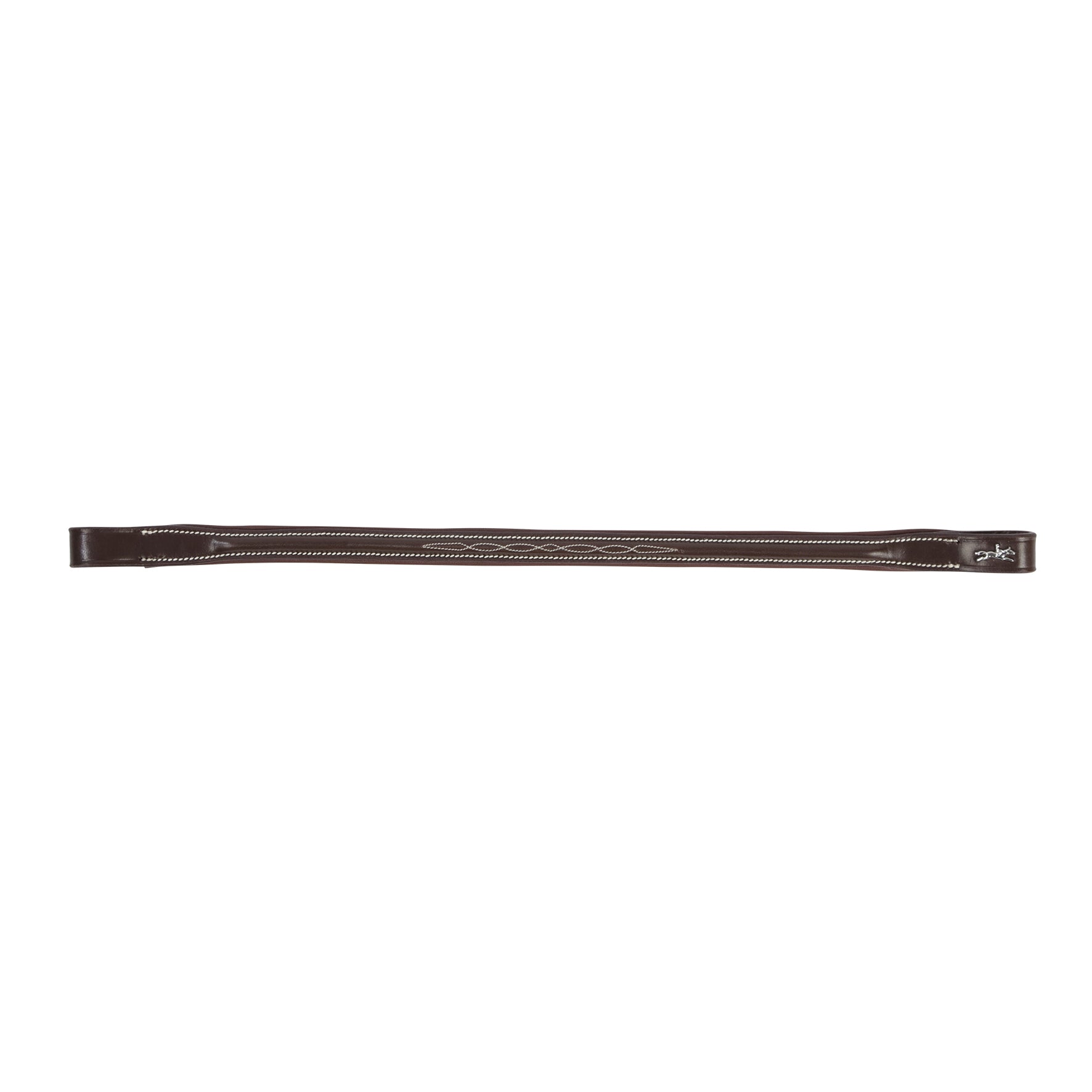 Schockemohle Browband Fancy S Select, Espresso/Cream/Silver