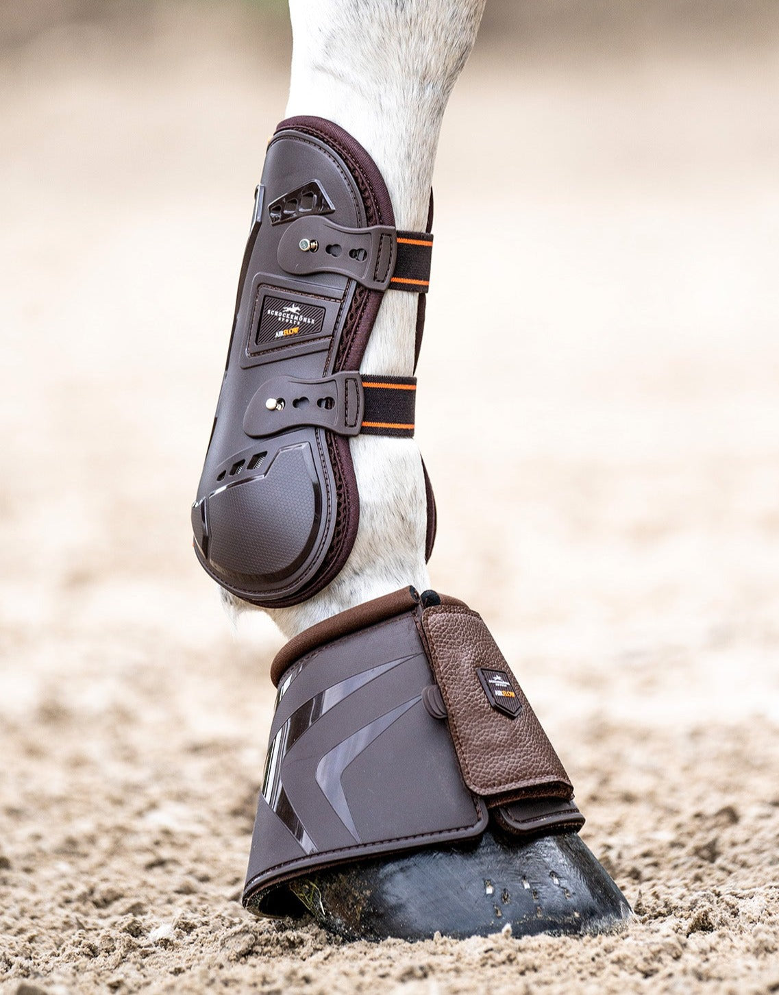 Schockemohle Air Flow Champion Bell Boots, Black