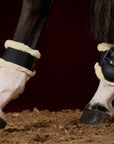 Schockemohle Air Flow Champion Fetlock Boots with Fur, Brown