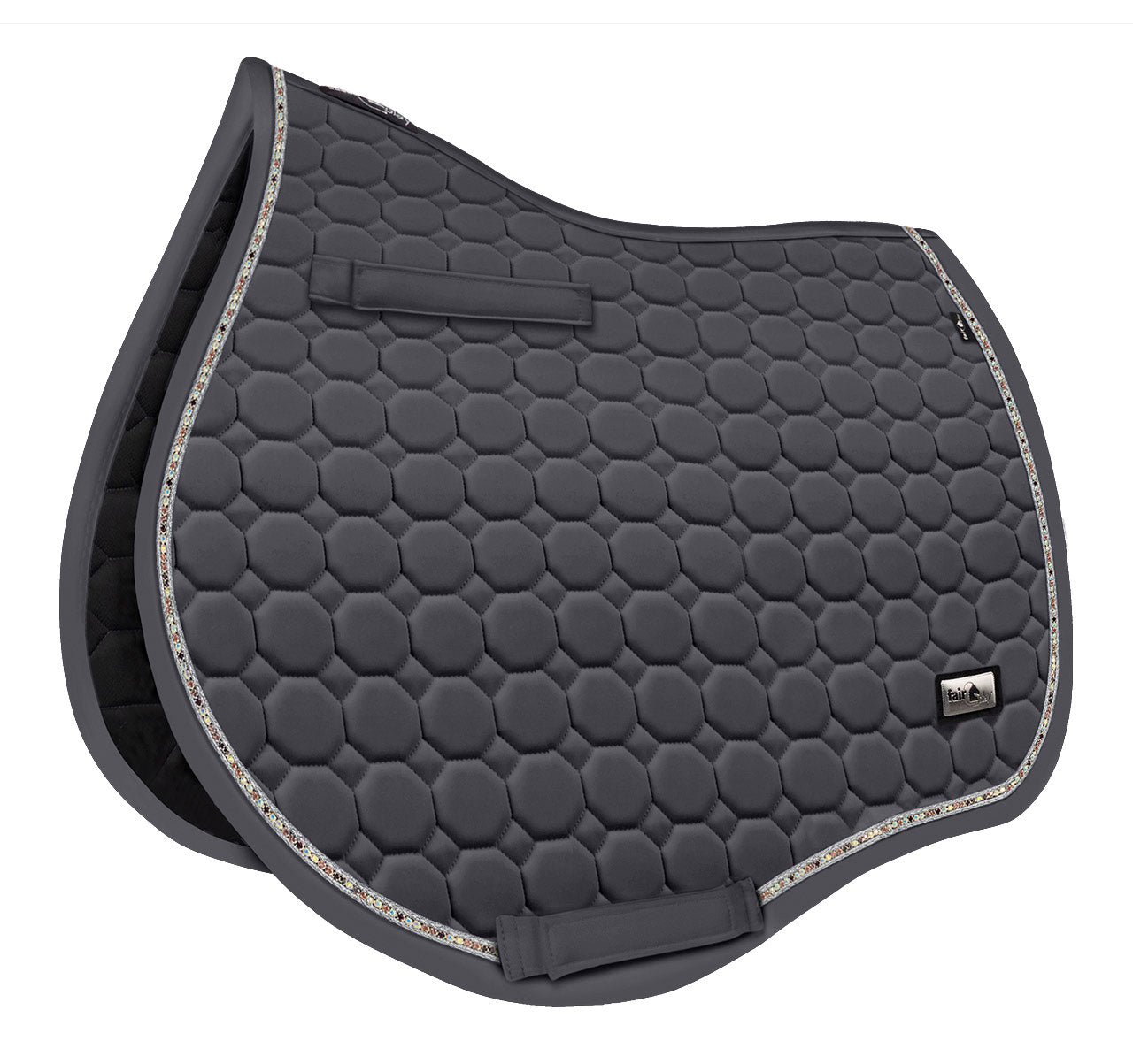 Fair Play JASPAR Jump Saddle Pad, Gray