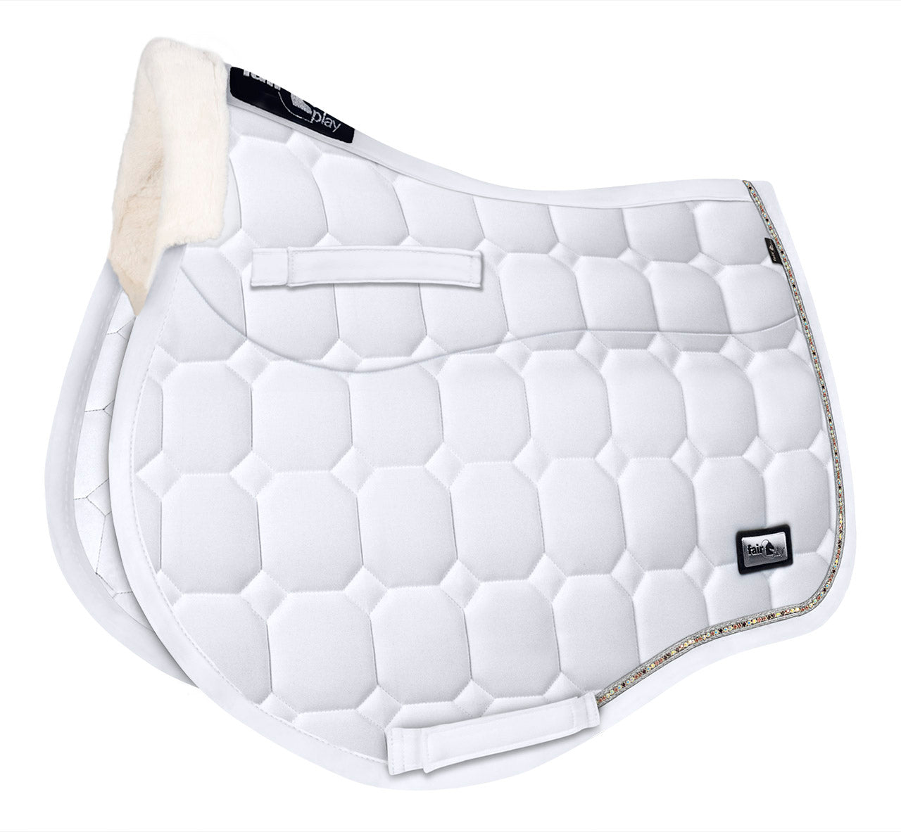 Fair Play AMMOLITTE Jump Saddle Pad, White