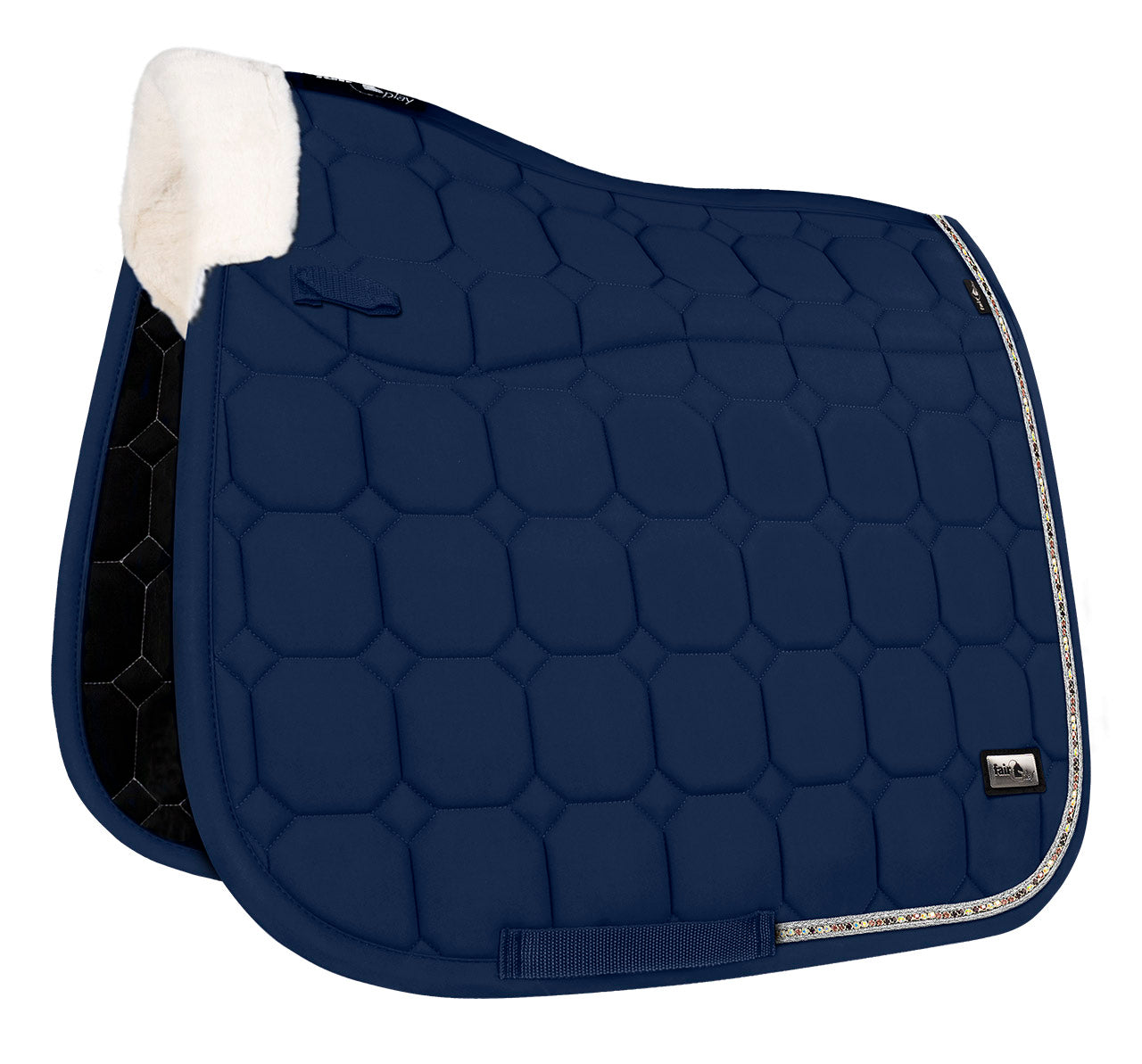 Fair Play AMMOLITTE Dressage Saddle Pad, Navy