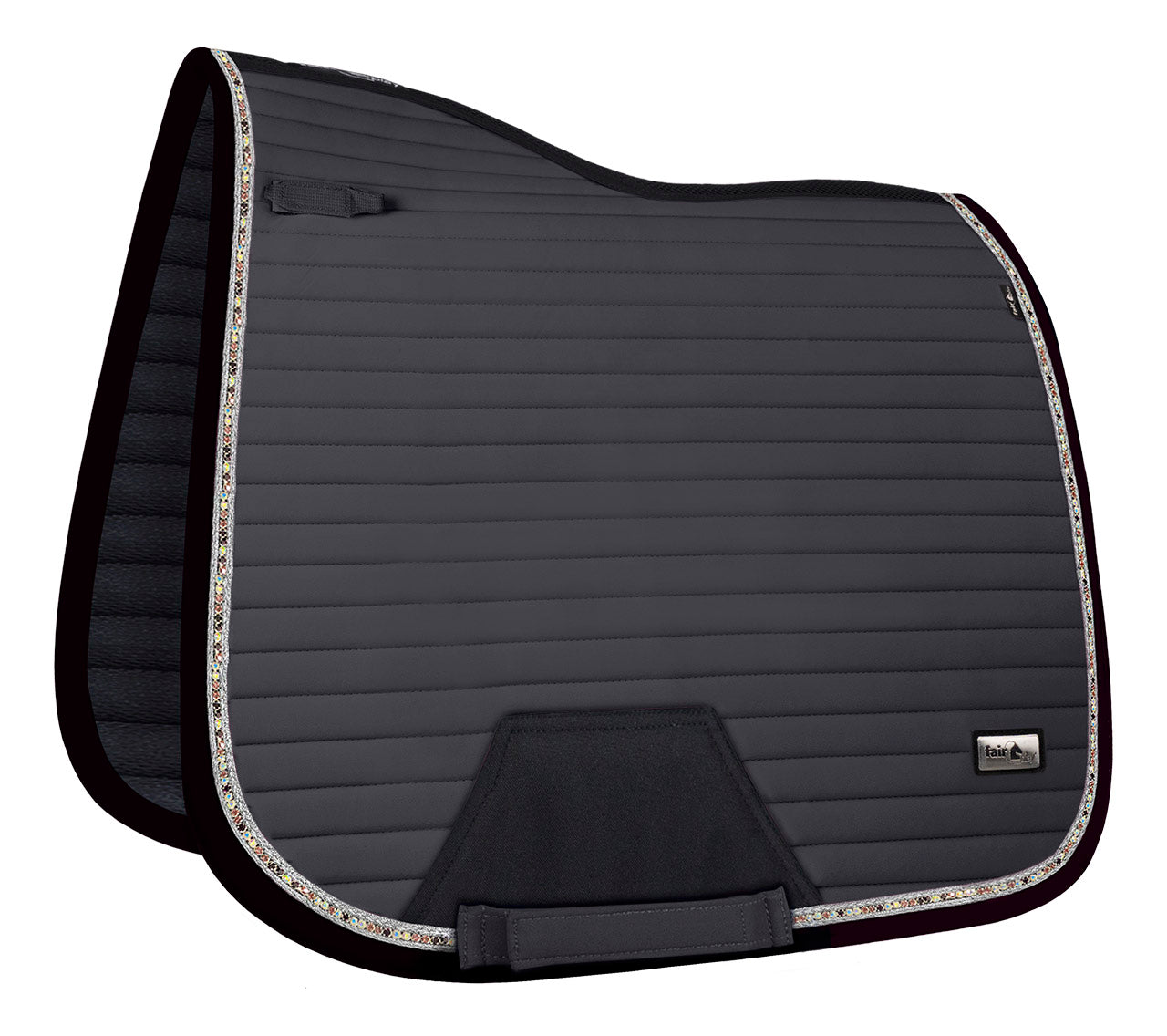 Fair Play AISTAN Dressage Saddle Pad, Gray
