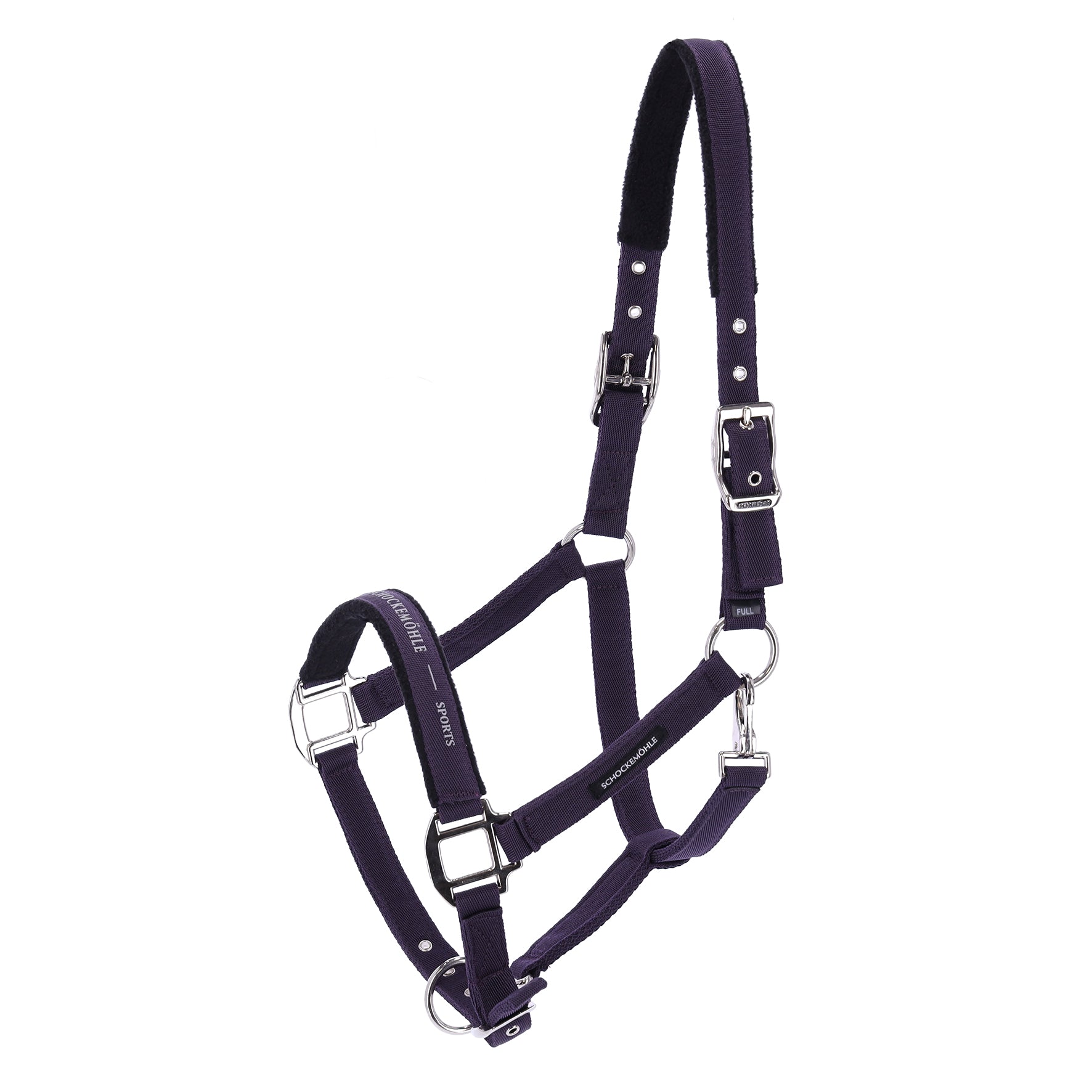 Schockemohle Memphis Style Breakaway Halter, Deep Mauve