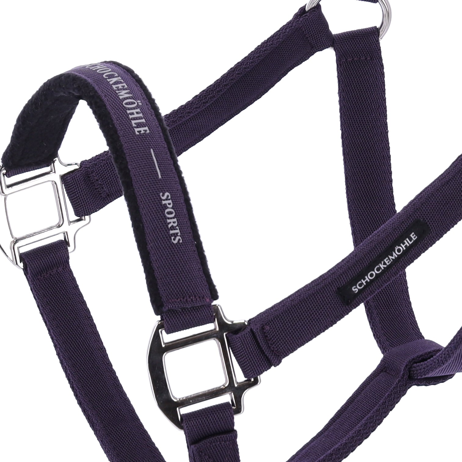 Schockemohle Memphis Style Breakaway Halter, Deep Mauve