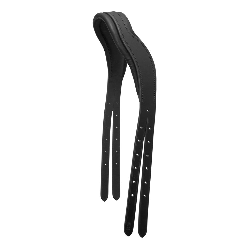 Schockemohle Equitus Headpiece, Black/Silver, Full