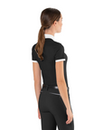 EGO7 MC Short Sleeve Polo Competition Shirt, Black/White