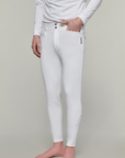 Dada Sport Capitol Mens Knee Grip Breeches, White