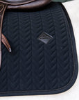 Kentucky Horsewear Saddle Pad Fishbone Dressage Black Edition