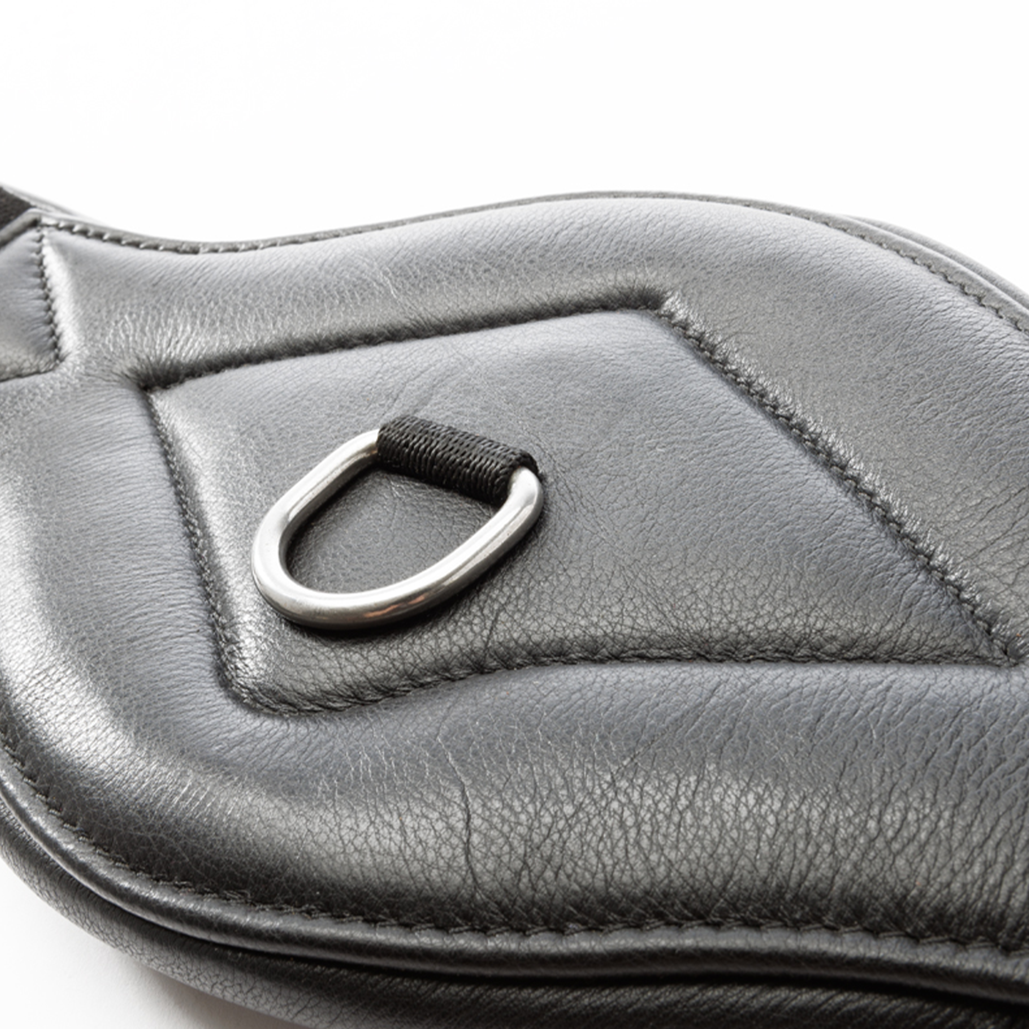 Kavalkade Soft Leather Short Girth "Comfort" with Elastic, Black