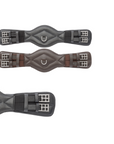 Kavalkade Soft Leather Short Girth "Comfort" with Elastic, Black
