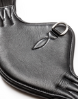 Kavalkade Soft Leather Short Girth "Casper" with Elastic, Black