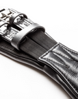 Kavalkade Soft Leather Short Girth "Casper" with Elastic, Black
