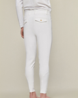 Dada Sport Capitol Mens Knee Grip Breeches, White