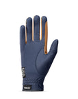 Roeckl MALTA Riding Gloves - Unisex, Navy/Caramel