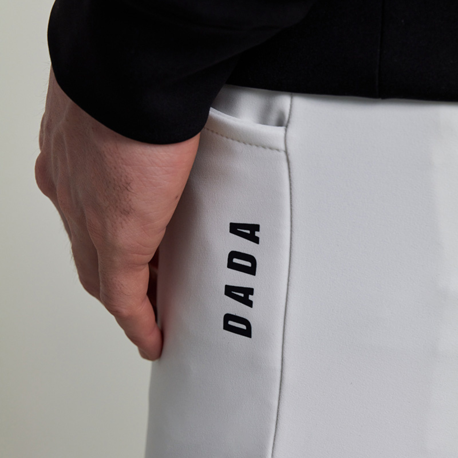 Dada Sport Capitol Mens Knee Grip Breeches, White
