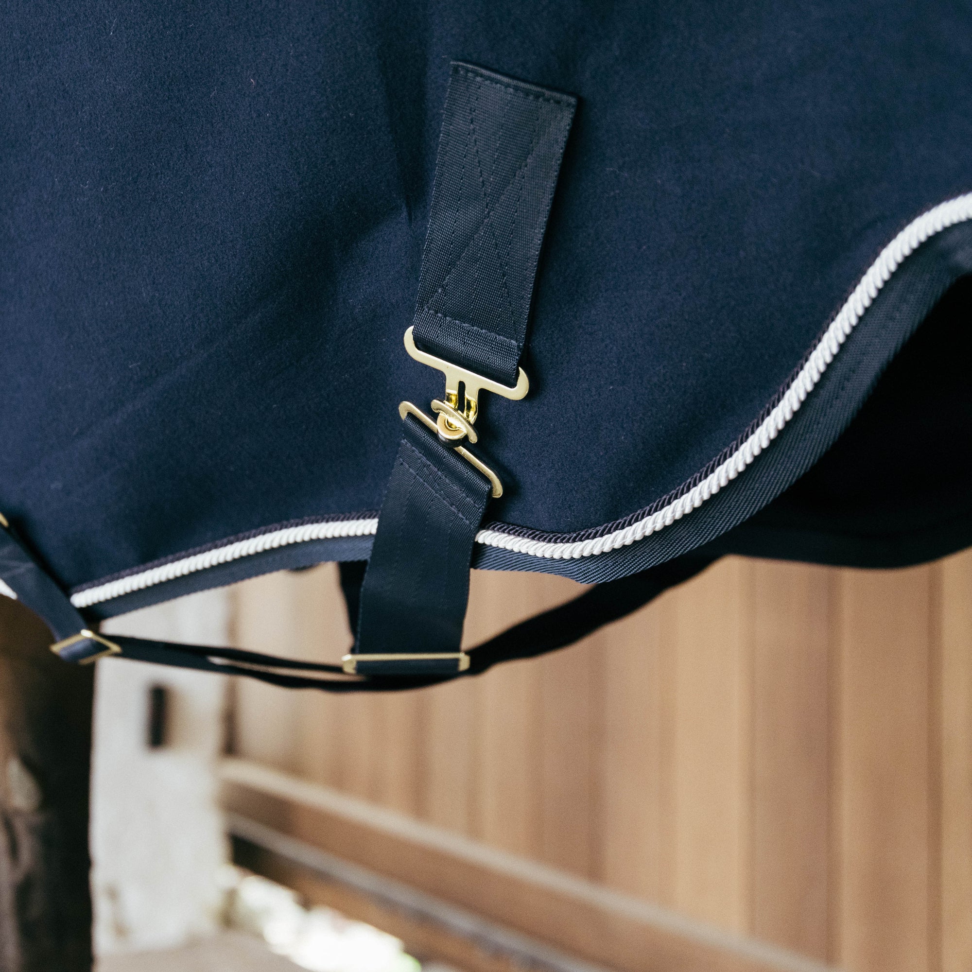 Kentucky Horsewear Fleece Rug Vegan Wool, Navy