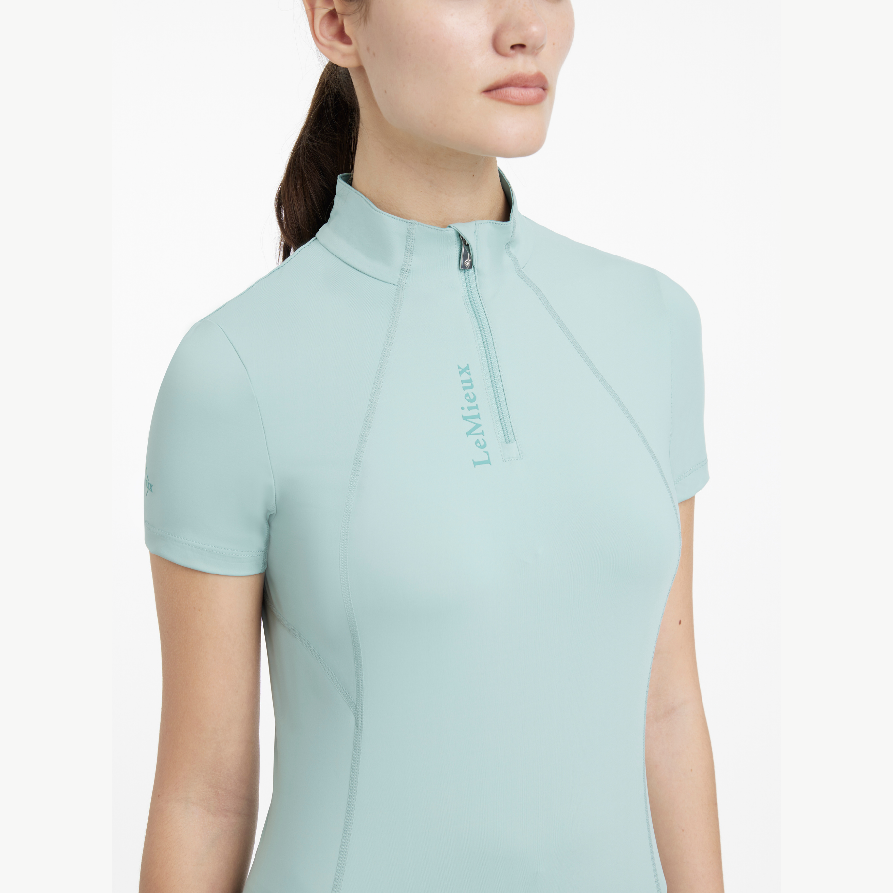 LeMieux Ladies Short Sleeve Classique Base Layer, Aqua