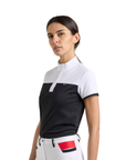 EGO7 Mathilde Short Sleeve Competition Shirt, Black/White