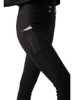 Montar Delilah Winter Highwaist Softshell Breeches, Black