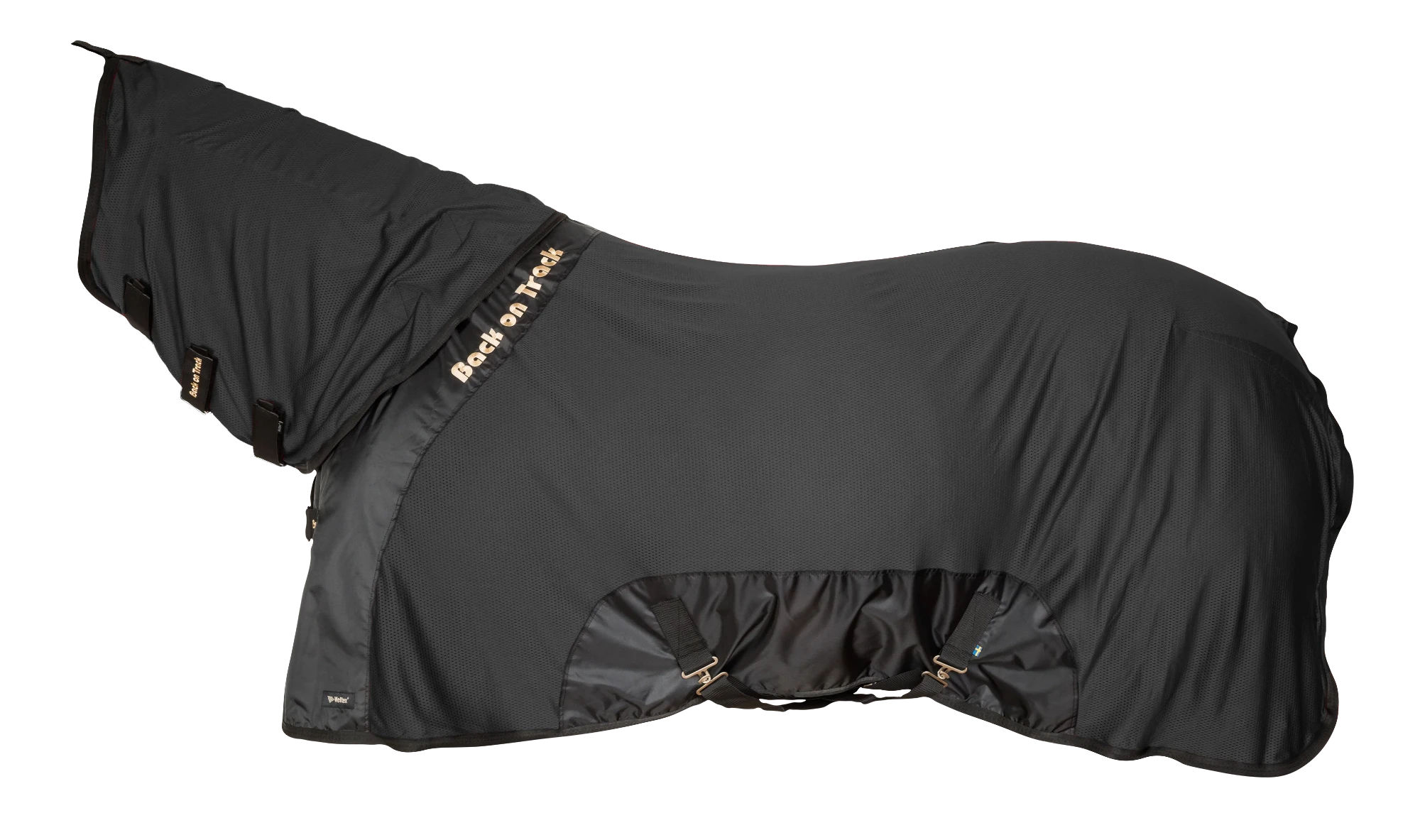 Back on Track Royal Mesh Neck Cover Deluxe, Black
