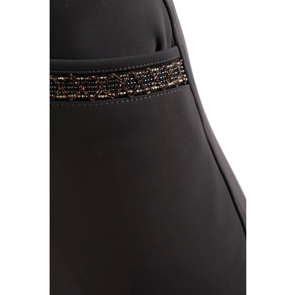 Montar Erin Pearl Soft-tech Full Grip Breeches, Gray