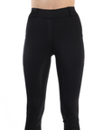Montar MoMeadow Ladies Hybrid Pull On Riding Tights, Black