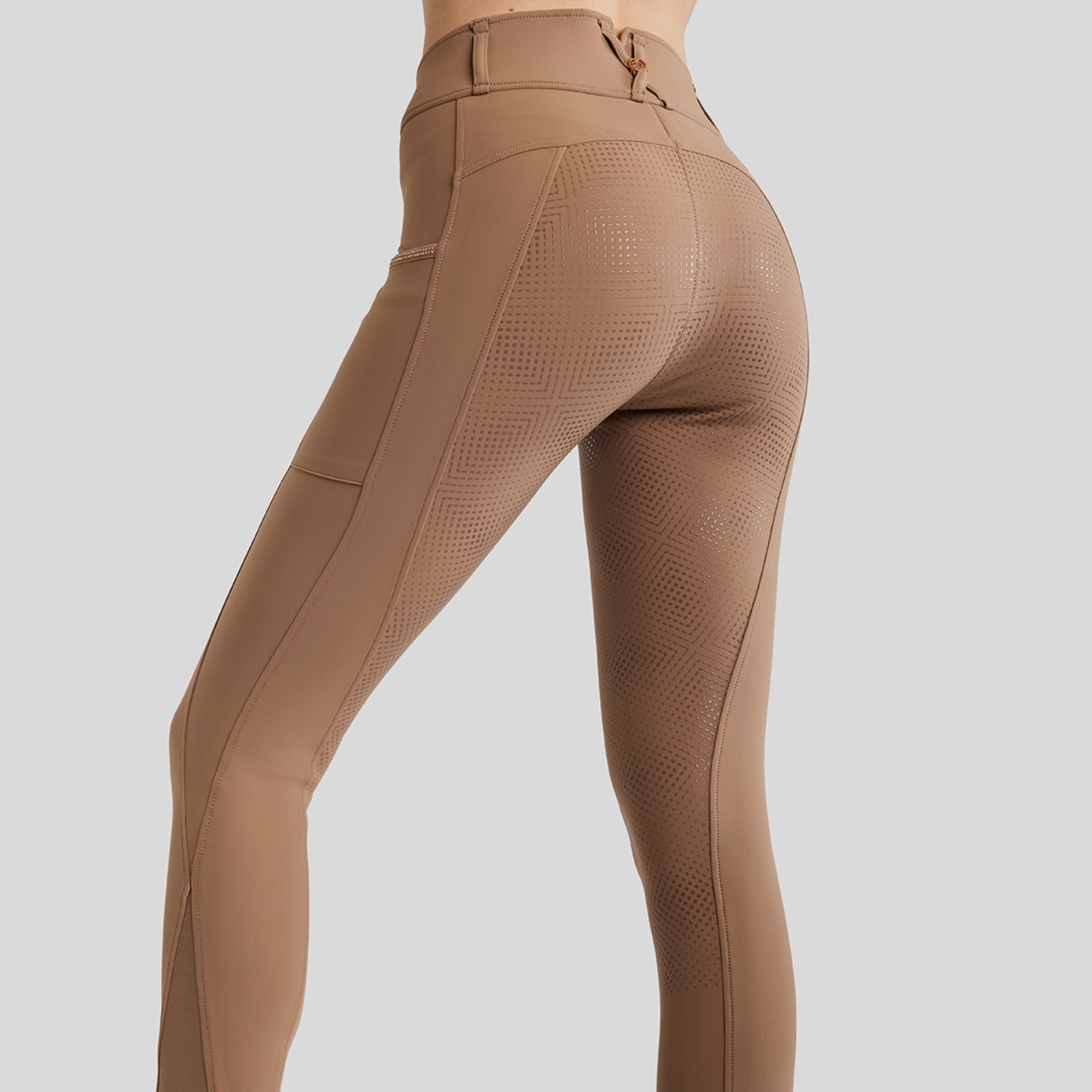 Montar MoMirella Ladies Full Grip Breeches, Latte