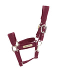 Kentucky Horsewear Velvet Halter, Bordeaux